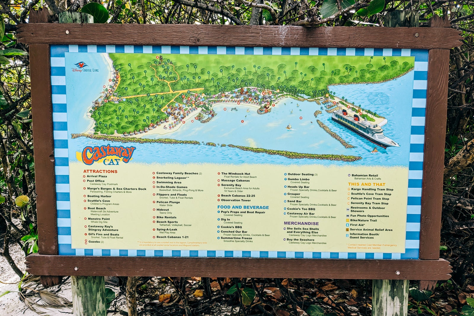 disney cruise bahamas map