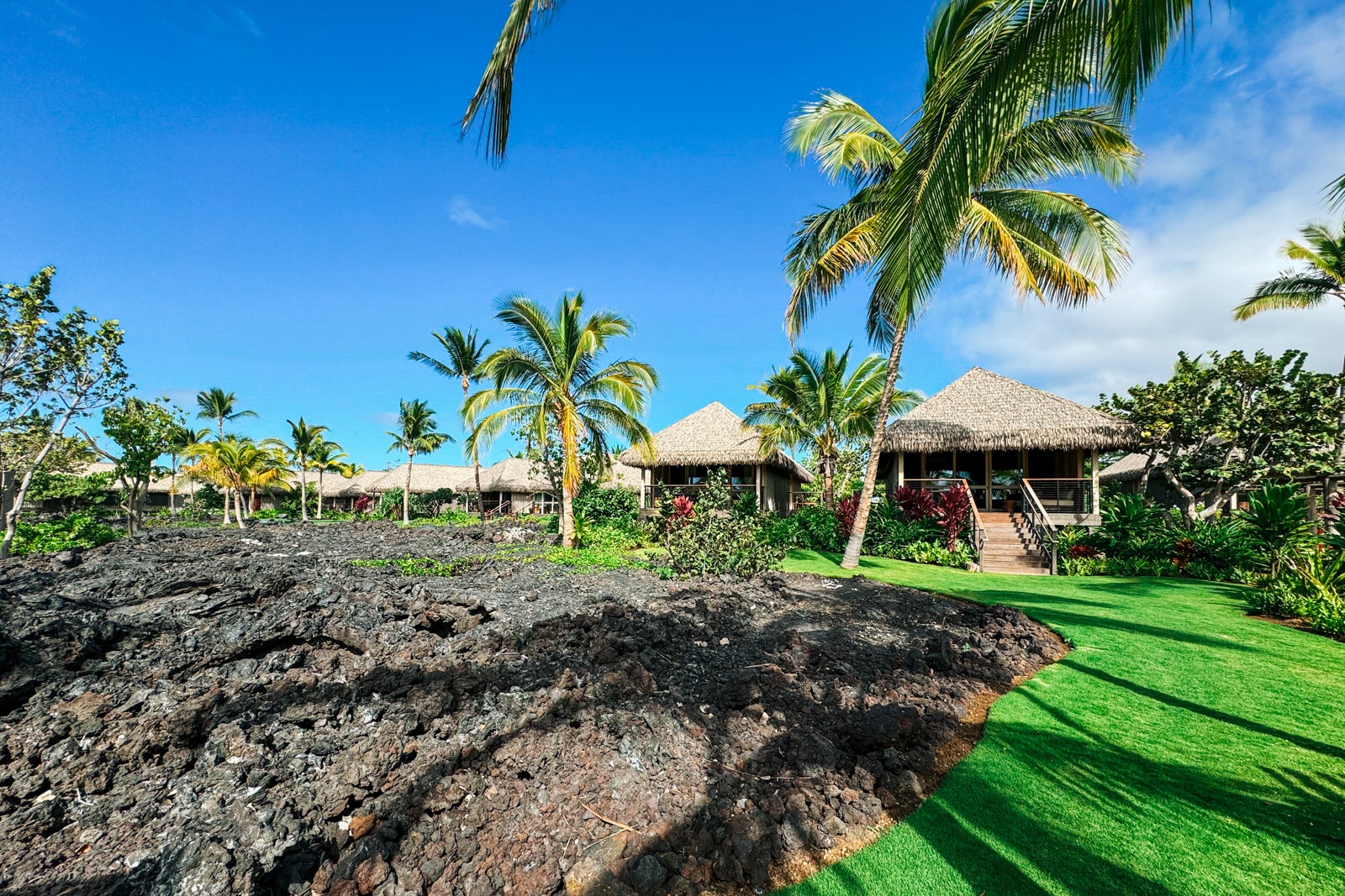 Kona village tsunami damage
