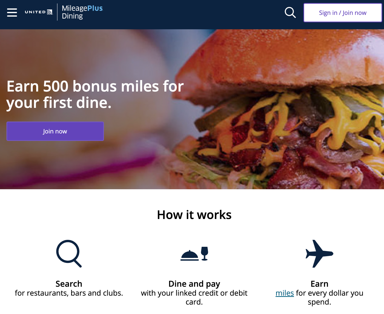 How to earn miles with the United MileagePlus Dining program The