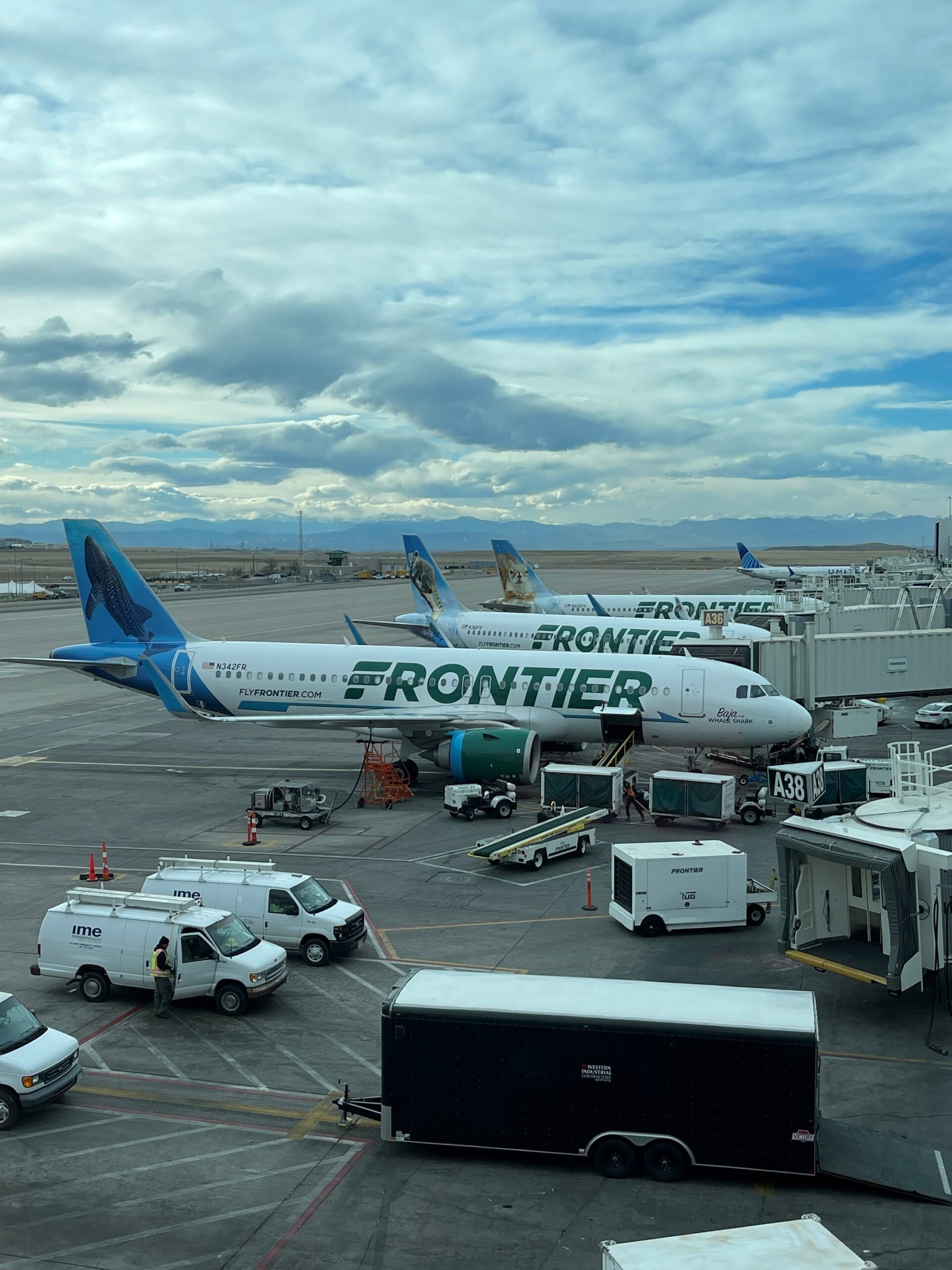 Frontier Airways provides 7 nonstop routes