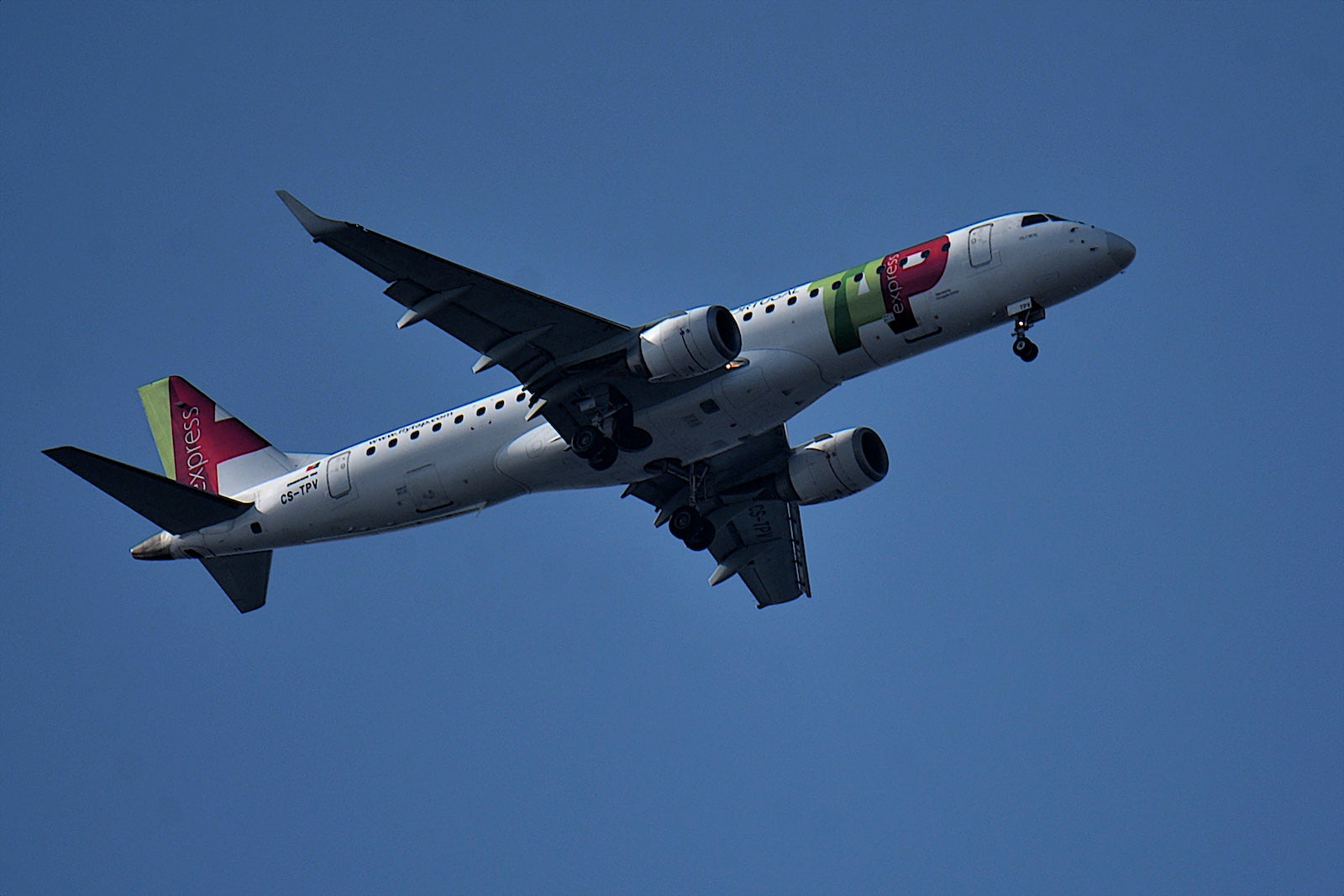 A TAP Air Portugal plane arrives at Marseille Provence