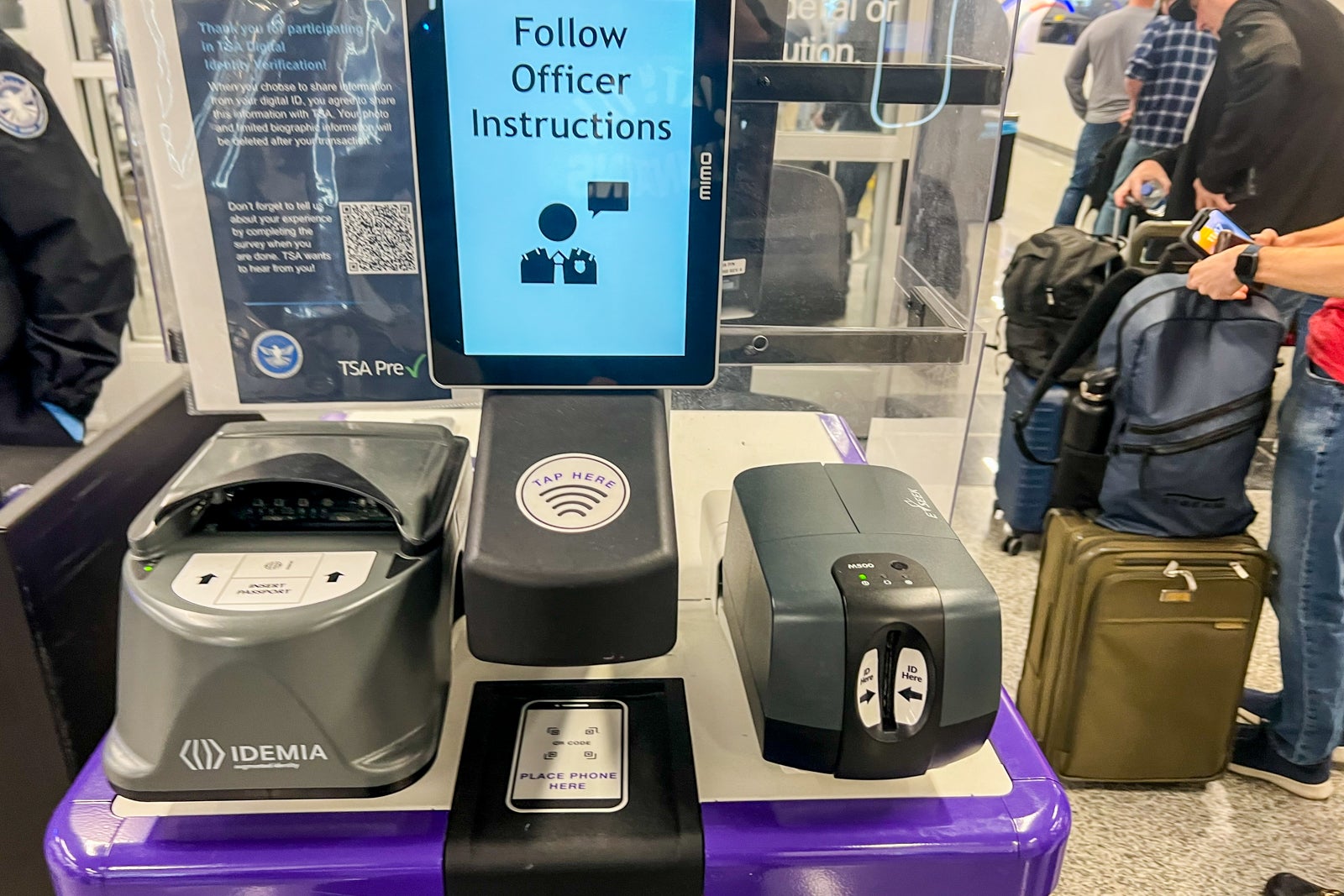 Biometric screening at Atlanta Airport (ATL)