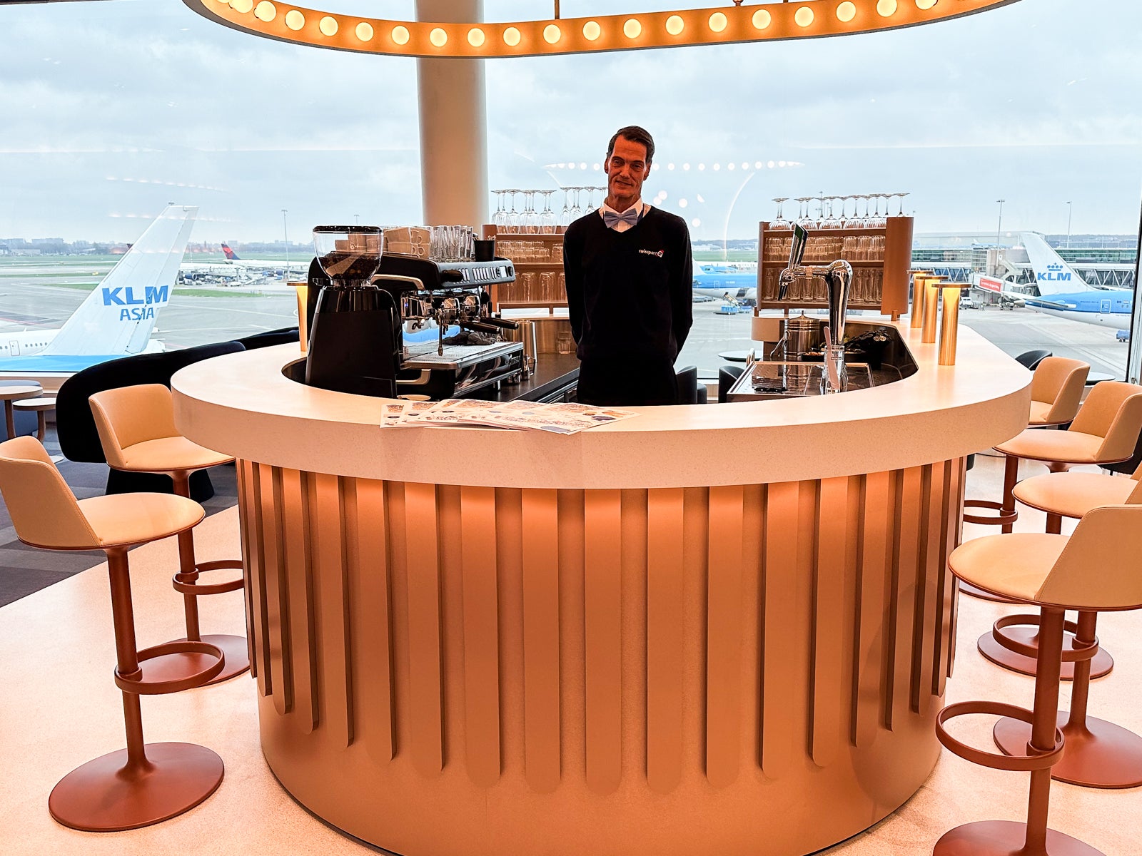 Inside Europe's first Oneworld alliancebranded lounge in Amsterdam
