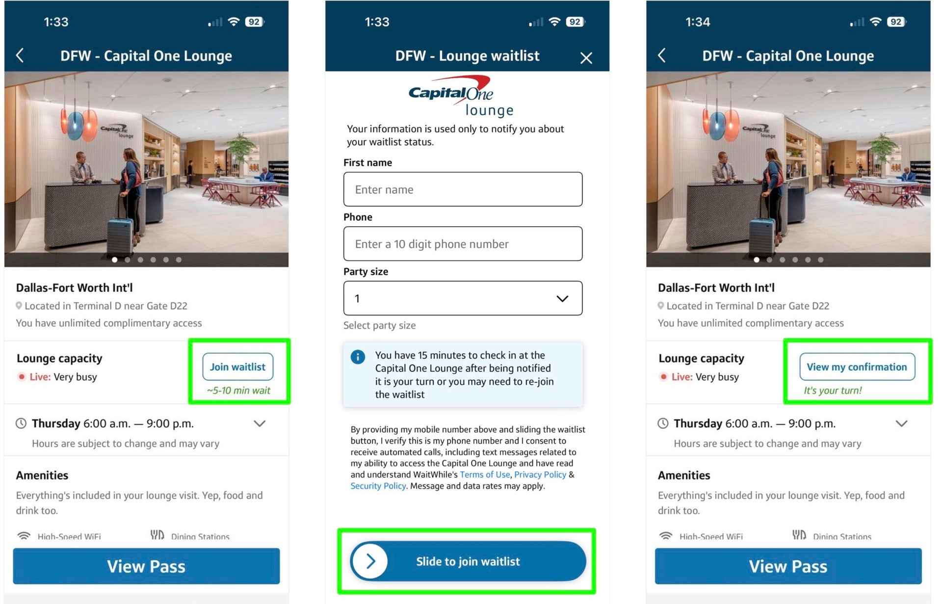 Capital One launches real-time lounge capacity tracker and waitlist in ...