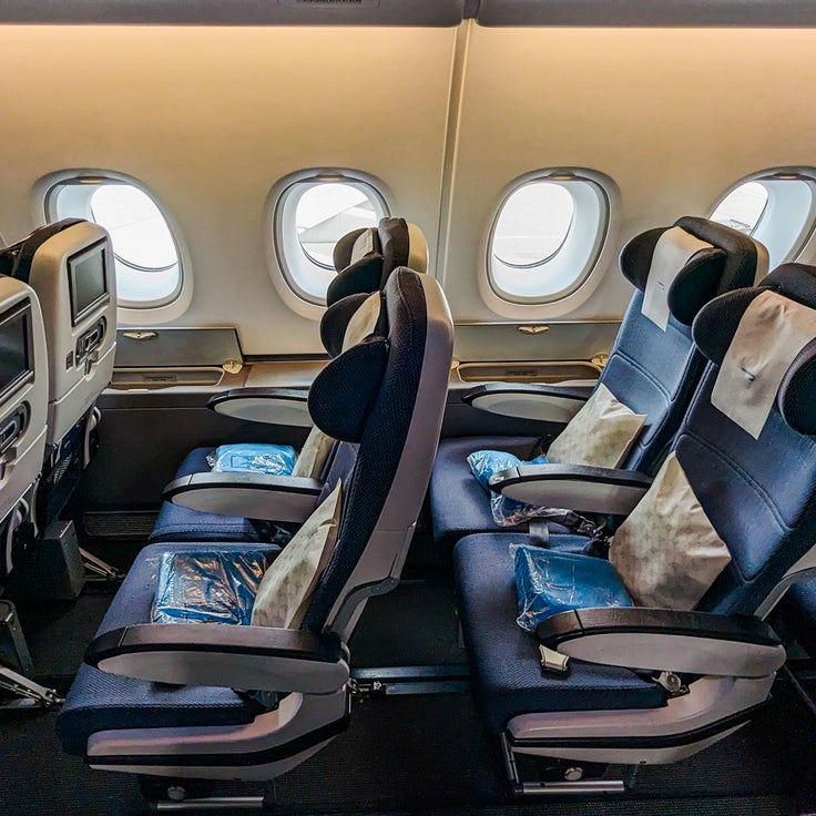 A review of British Airways World Traveller economy on the Airbus A380 from London to Miami