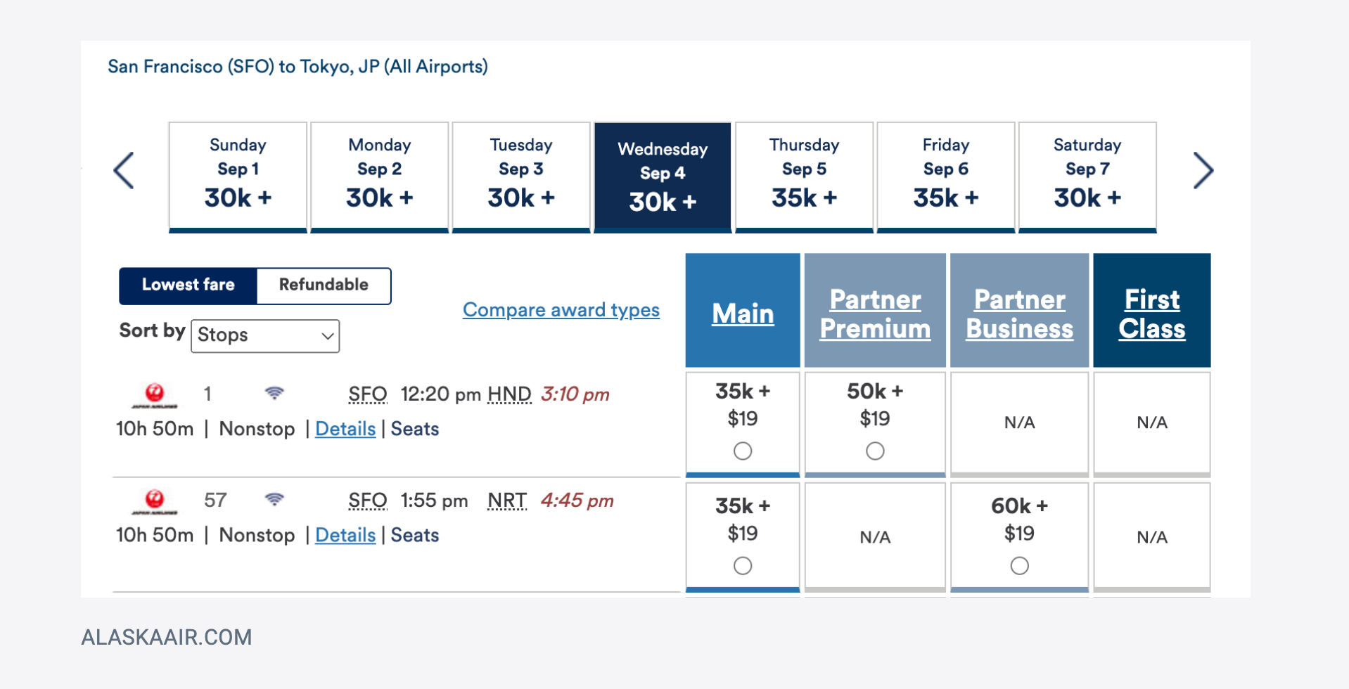 Alaska Airlines Mileage Plan is restricting partner benefits on award ...