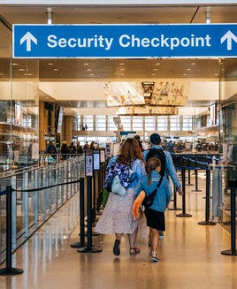 Can you guess how many firearms were found at airport checkpoints in 2024?