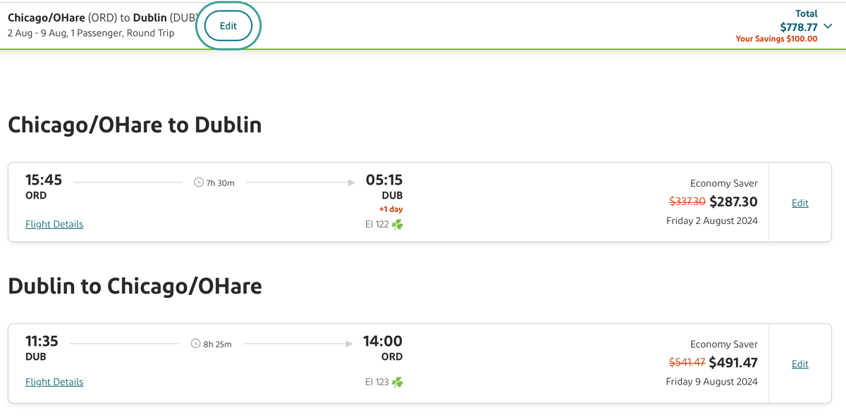 Up to 100 off Aer Lingus fares to Ireland The Points Guy
