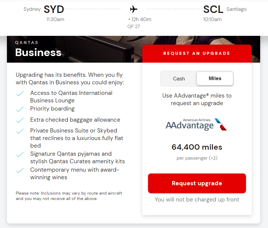 Upgrade Qantas flights with American miles - The Points Guy