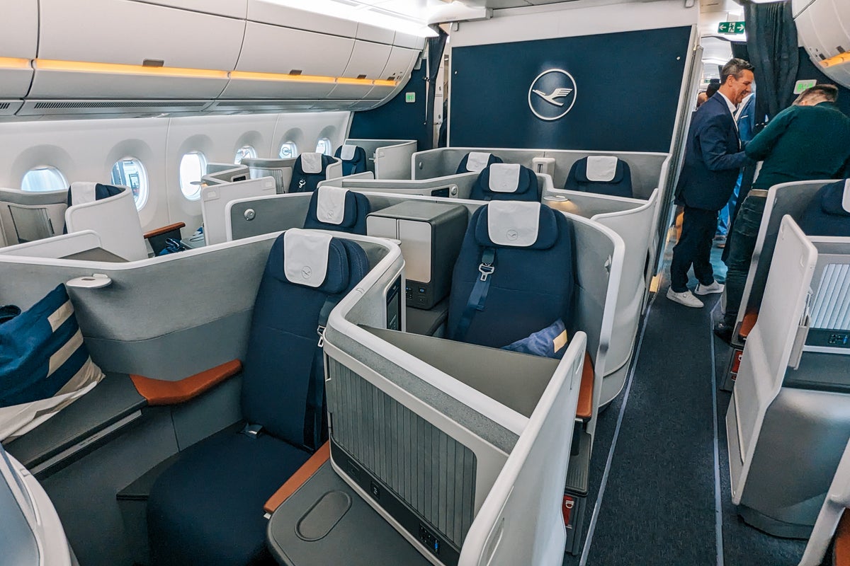 First look at Lufthansa's Allegris aircraft with new seating in all ...