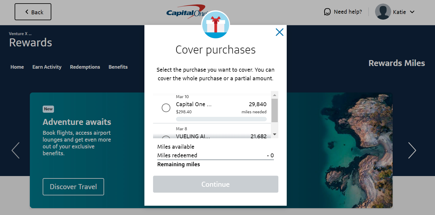 capital one visa journey