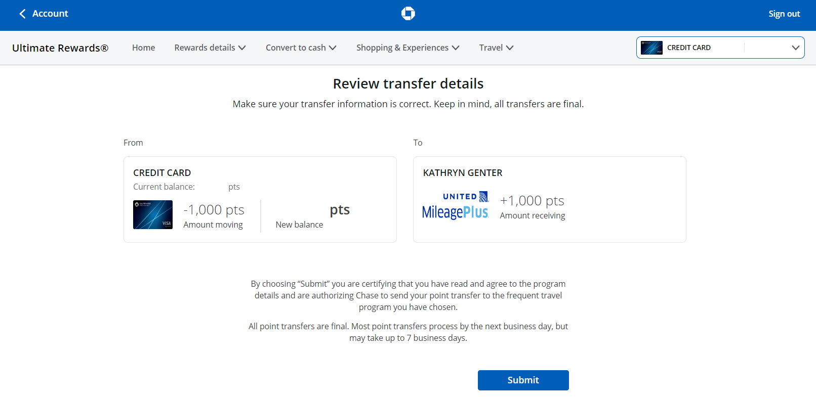 how to use chase travel points