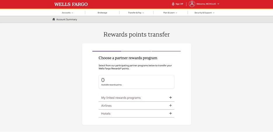 wells fargo travel plans mobile app