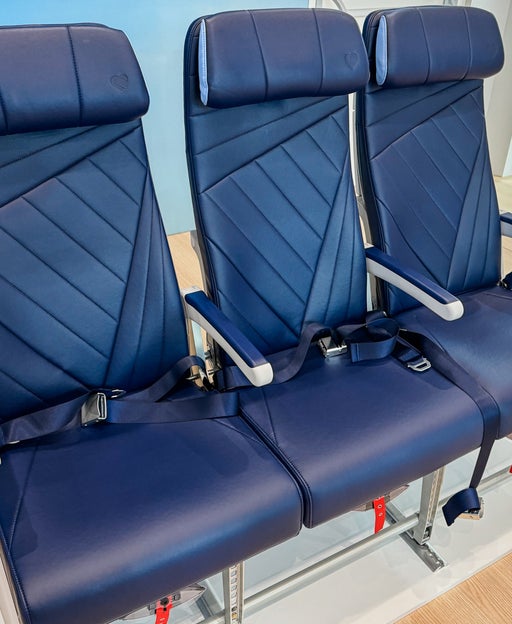 Southwest shows off new seats, says they have more cushion — not less