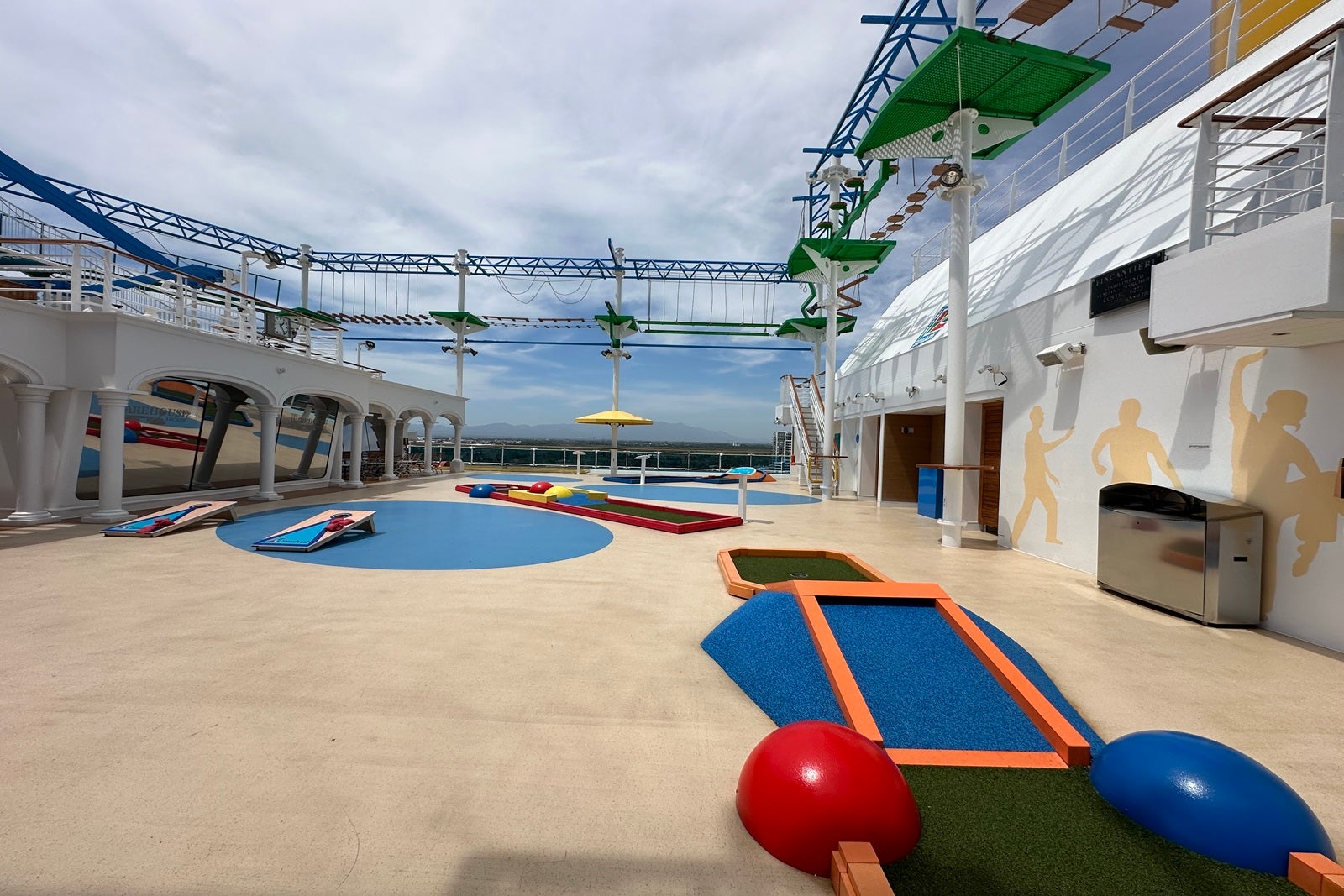 docked cruise ship hotel