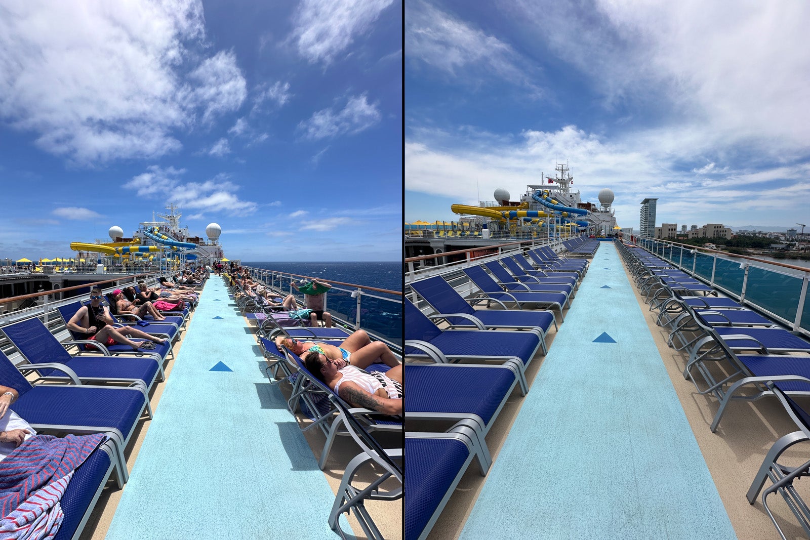 docked cruise ship hotel