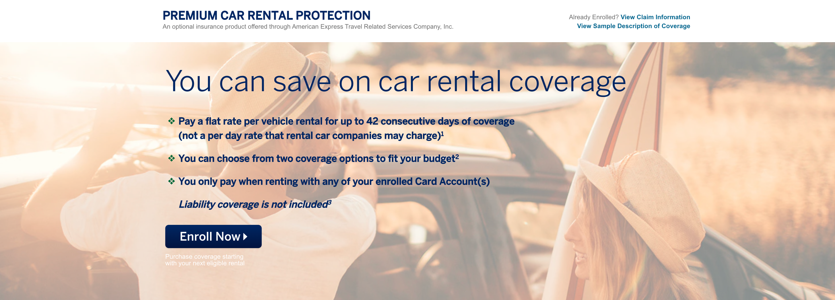 american express travel car insurance