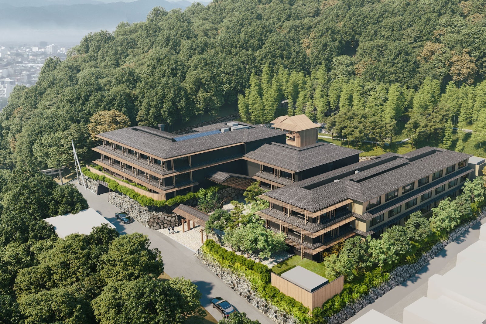 Banyan Tree Higashiyama Kyoto - aerial