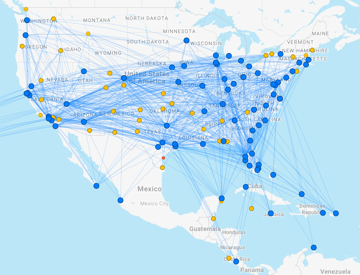 I was anti Southwest until I got - Southwest Route Map June 2024