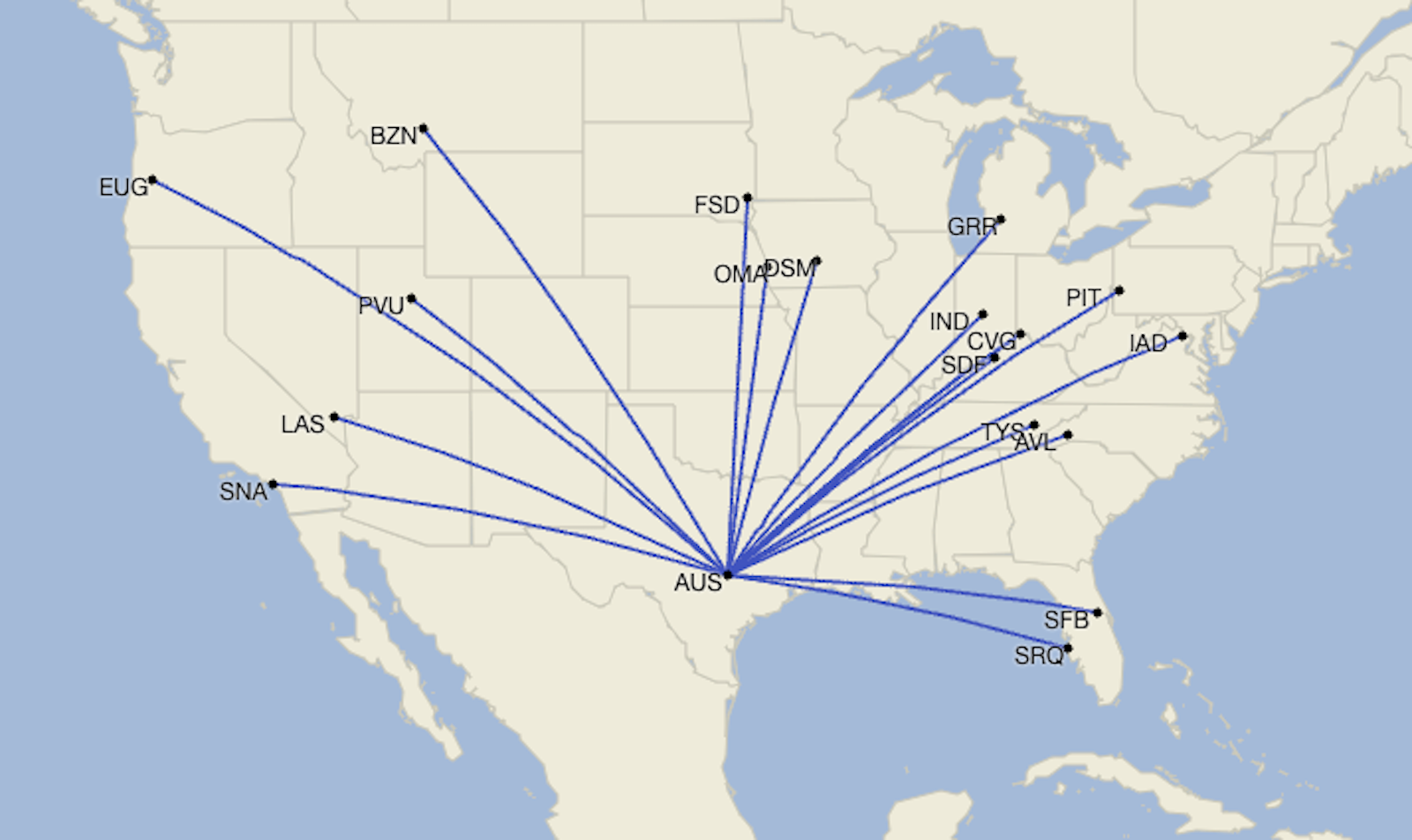 Allegiant to end crew base in Austin - The Points Guy