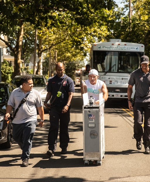 Retired flight attendant pushes beverage cart from Boston to ground zero to honor 9/11 victims