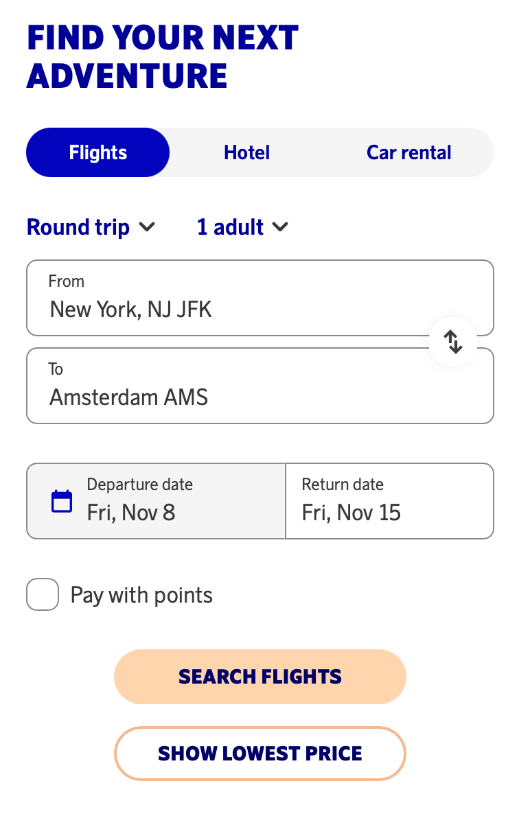 round trip tickets to amsterdam