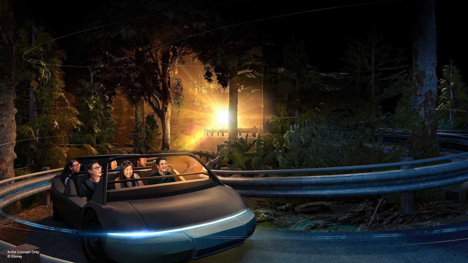concept art for rethemed test track
