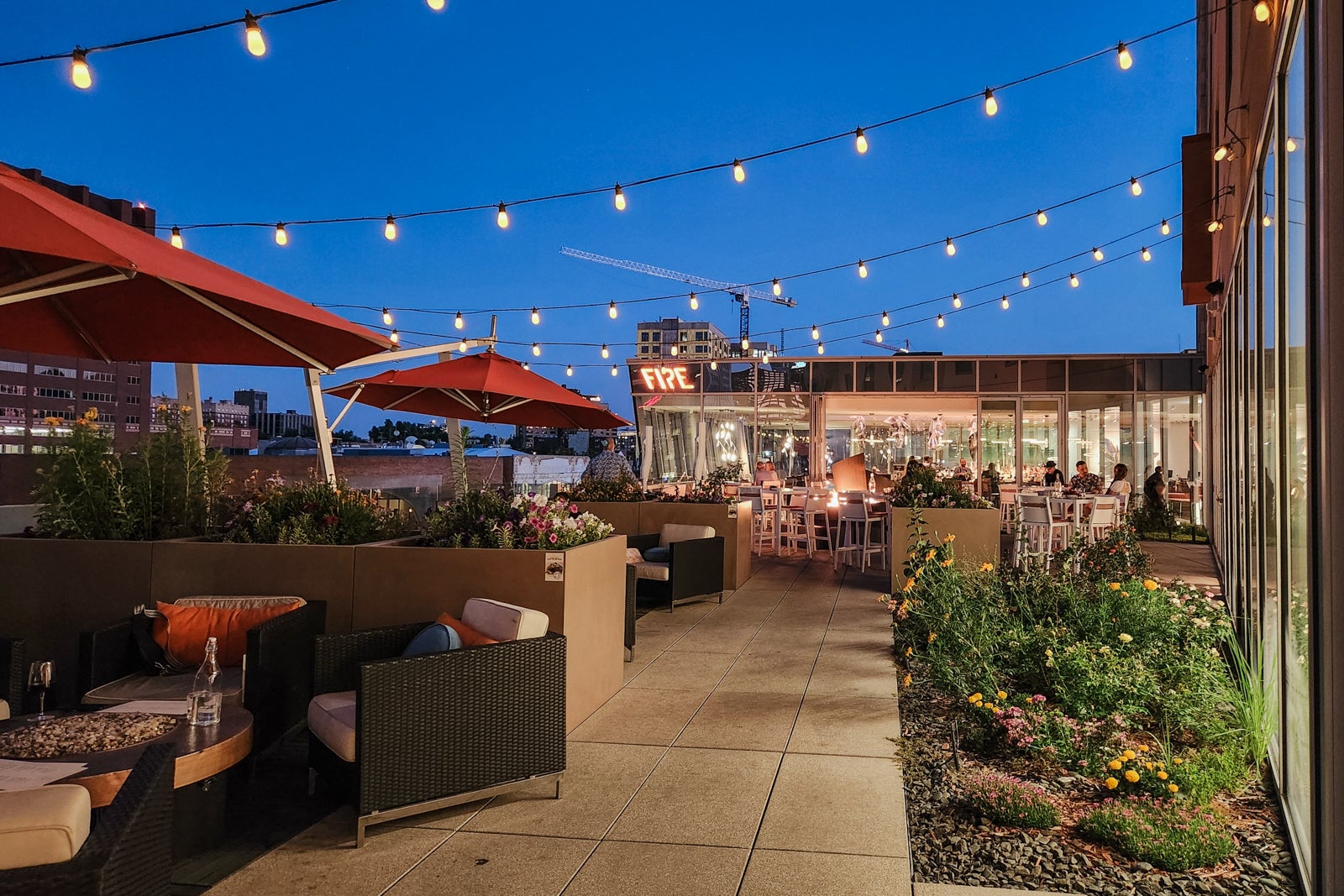 Art-filled interior at The Art Hotel Denver