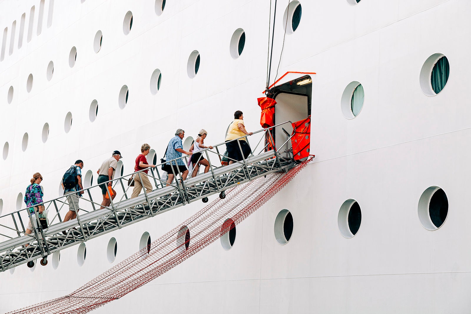 Embarking at Port Klang, Malaysia