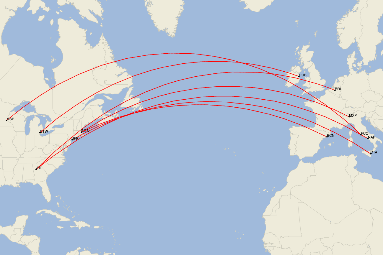 Delta Unveils 12 New And Expanded Transatlantic Routes As Part Of Map 3 