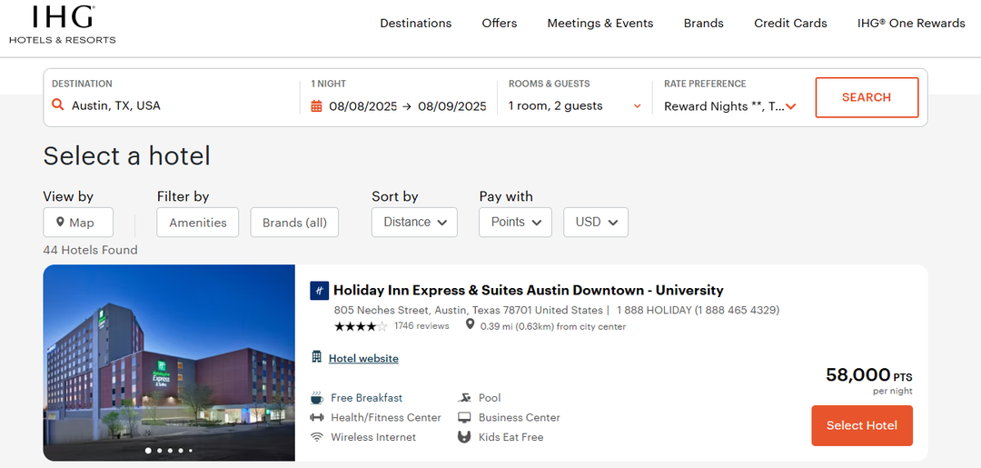 How to redeem IHG points The Points Guy