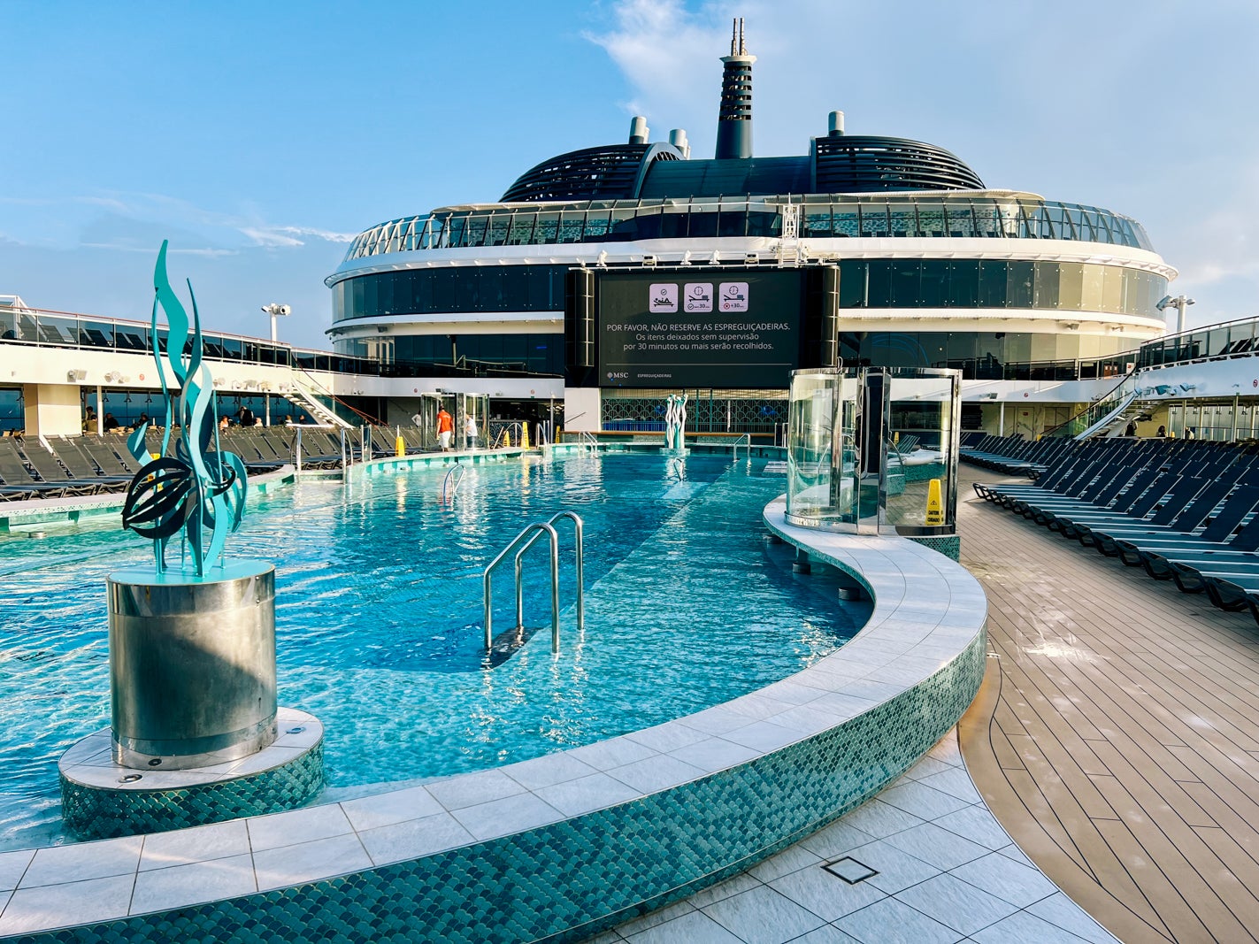 MSC World Europa pool