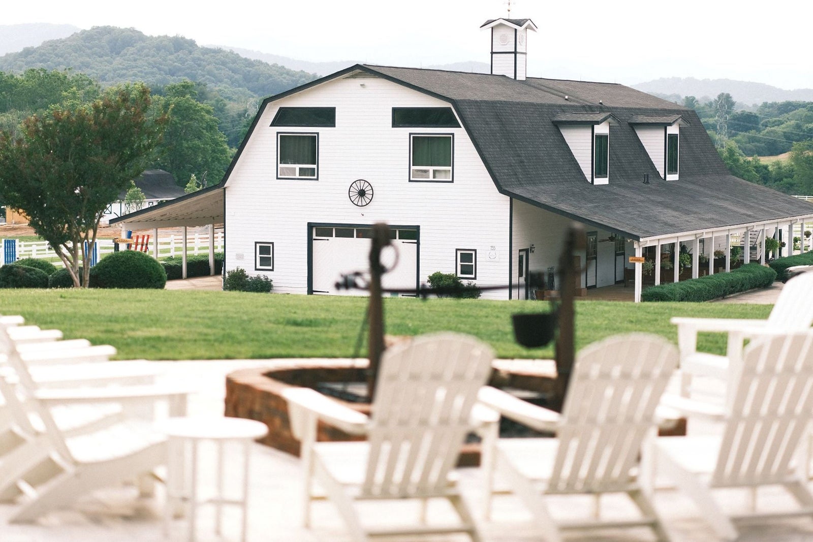 Scenic view of The Horse Shoe Farm