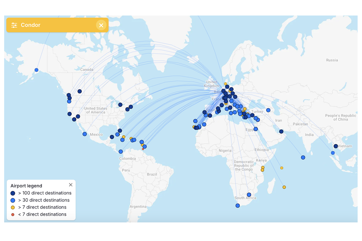 Condor Outdoor Map Why Condor could be your best ticket to Europe - The Points Guy