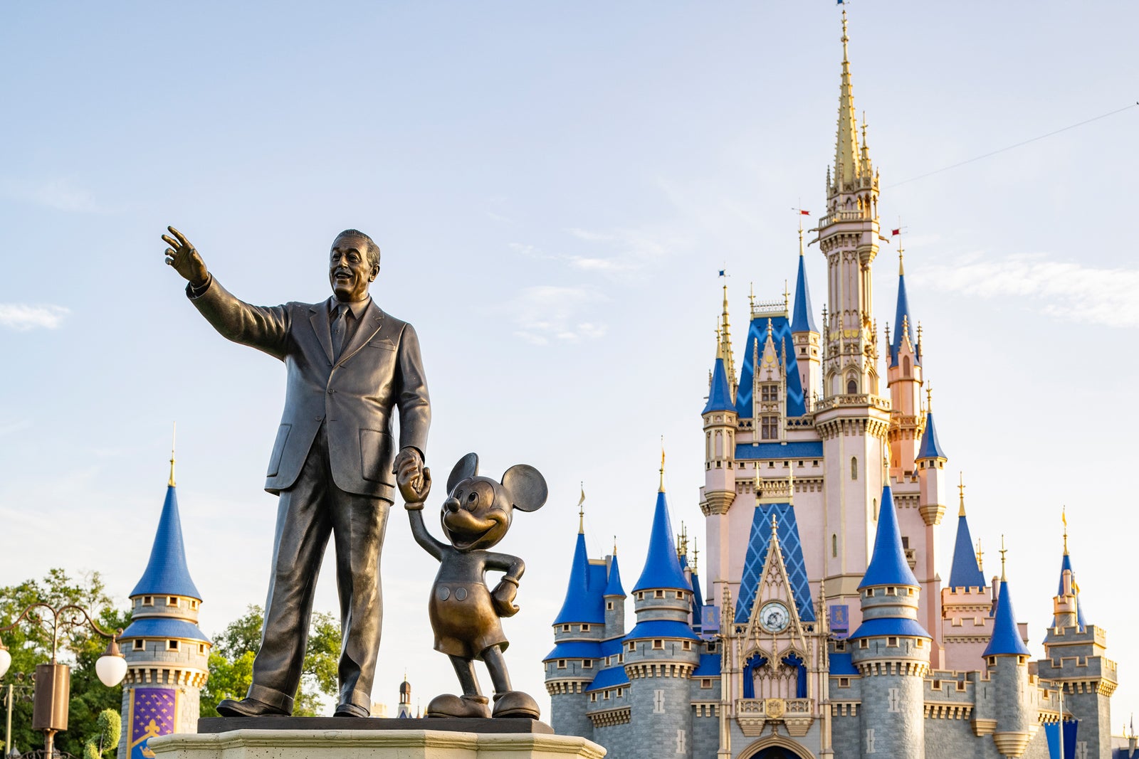 Main Street U.S.A. and Cinderella Castle Evergreen