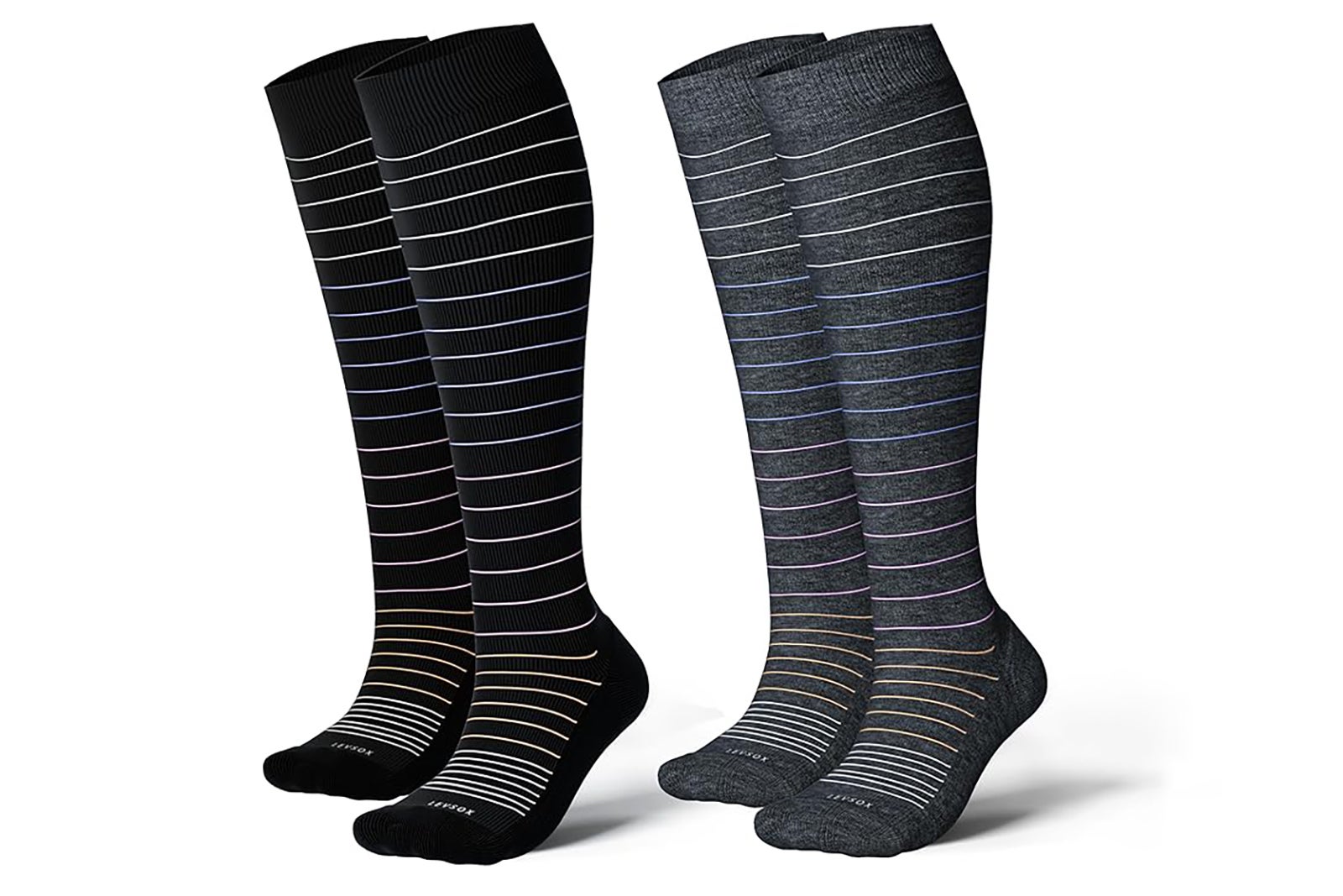 LEVSOX Thick Cotton Compression Socks Amazon