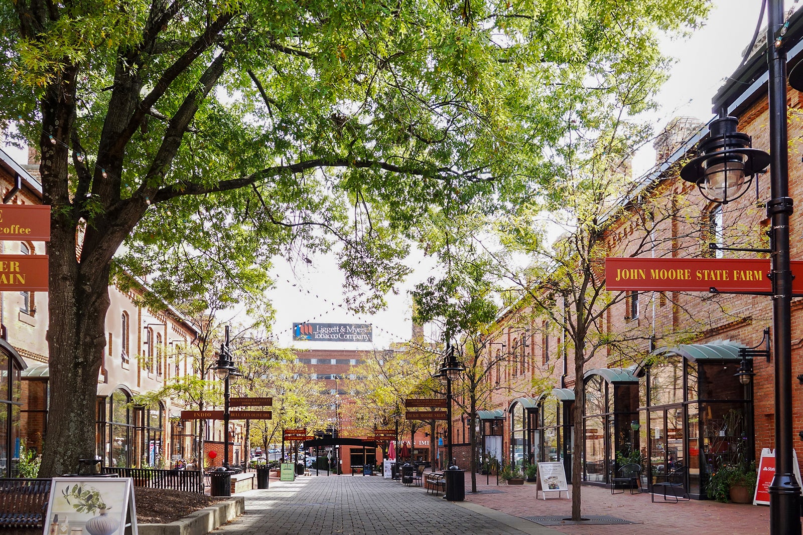 Brightleaf Square shopping center near downtown Durham zimmytws