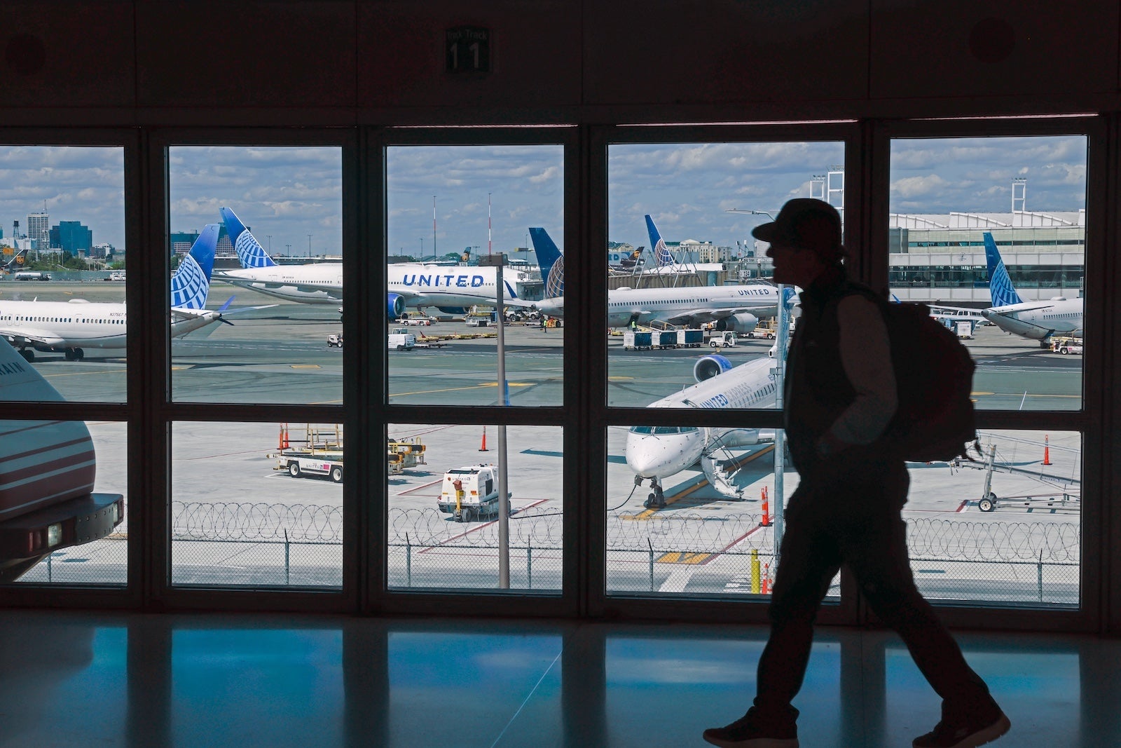 Transportation Secretary Sean Duffy Marks Newark Airport Runway Reopening